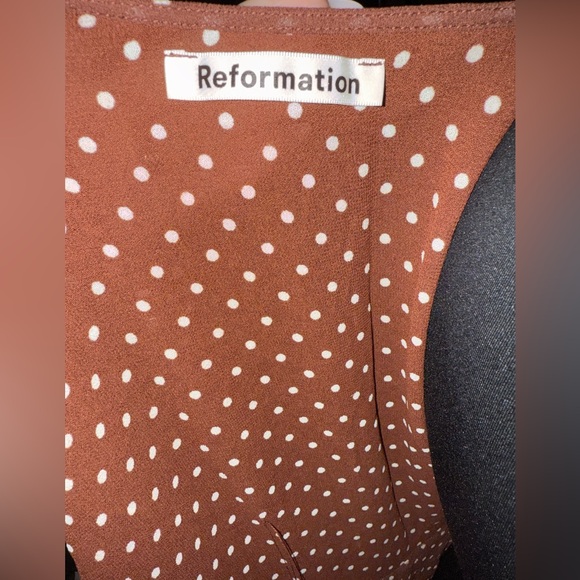 REFORMATION CARINA DRESS AU LAIT XS - Picture 5 of 6